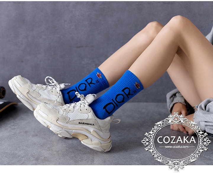 【COZAKA.com|送料無料】Dior(ディオール)Dior(ディオール)女性用ミドルソックス5足セット
