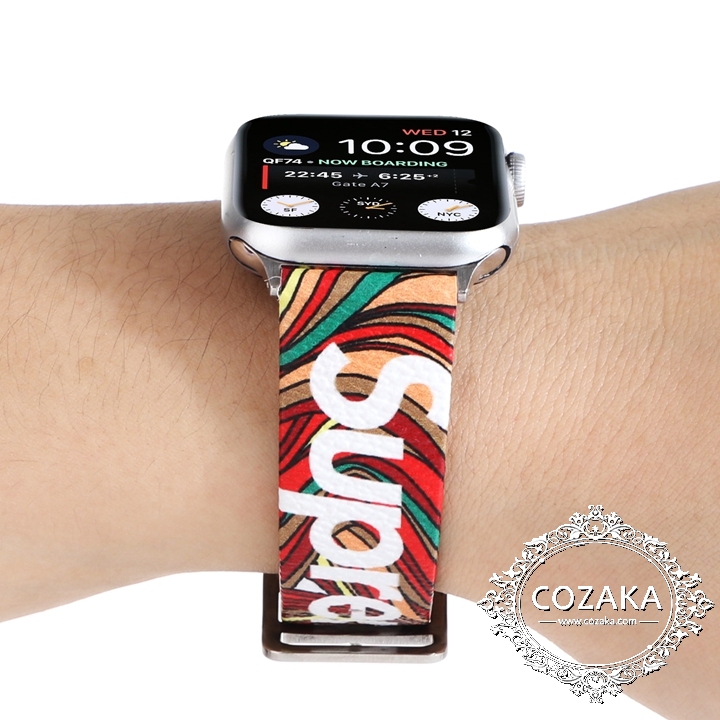 お洒落 アップルウォッチ シュプリーム