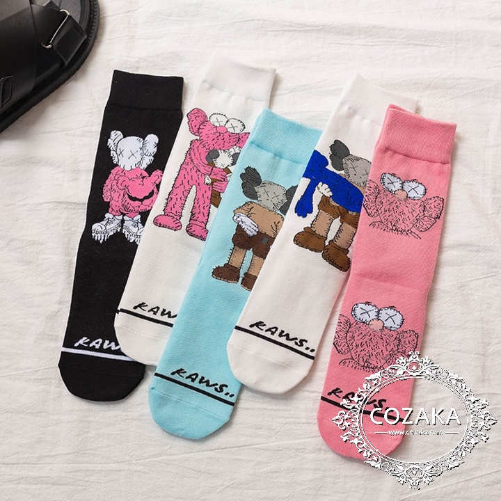 kaws コットンソックス レディース