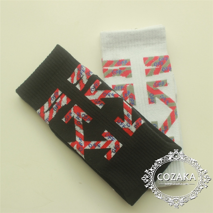offwhite 靴下 ペア向け
