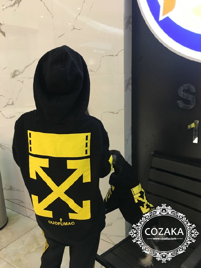 お飼い主と一緒 犬冬服 offwhite