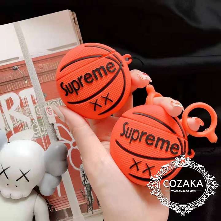 airpodsソフトケース シュプリーム オシャレ