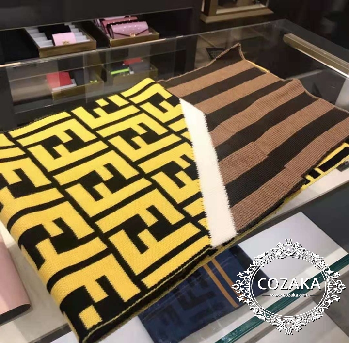 fendi ffロゴ マフラー