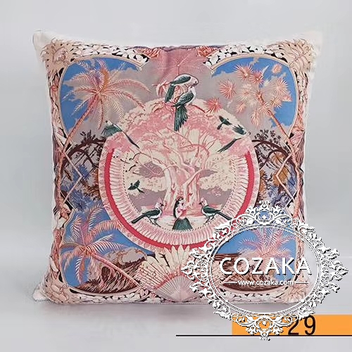hermes カバー レトロ 背当て ホーム装飾 枕カバー シートベルトカバーエルメス 抱き枕 正方形装飾枕 ソファークッション ヘッドレスト カー用  
