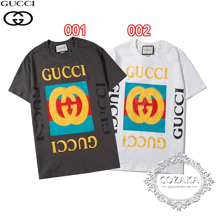 Gucci 半袖 グレー ホワイト