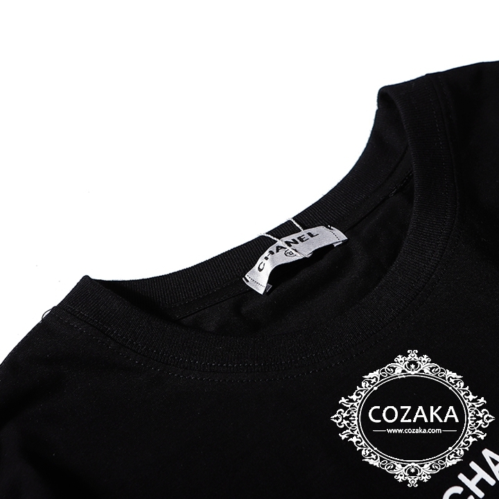 chanel tシャツ ブラック