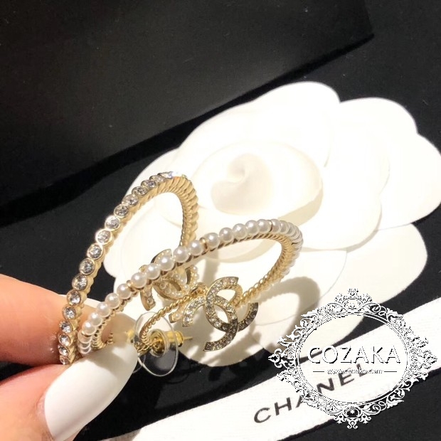 CHANEL 大ぶりピアス