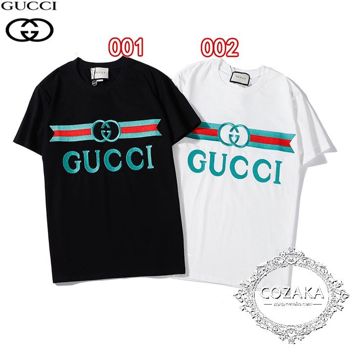 Gucci 半袖Tシャツ 刺繍ロゴ