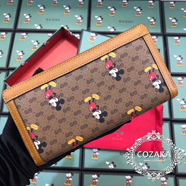 2020新作GUCCI x ミッキー 長財布