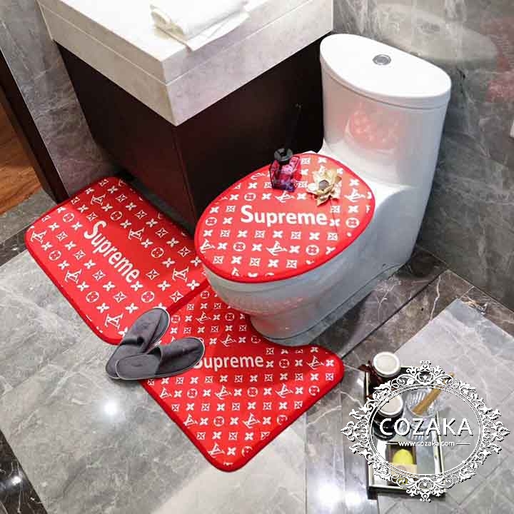 lvxsupreme 共同ブランド 浴室トイレマット セット