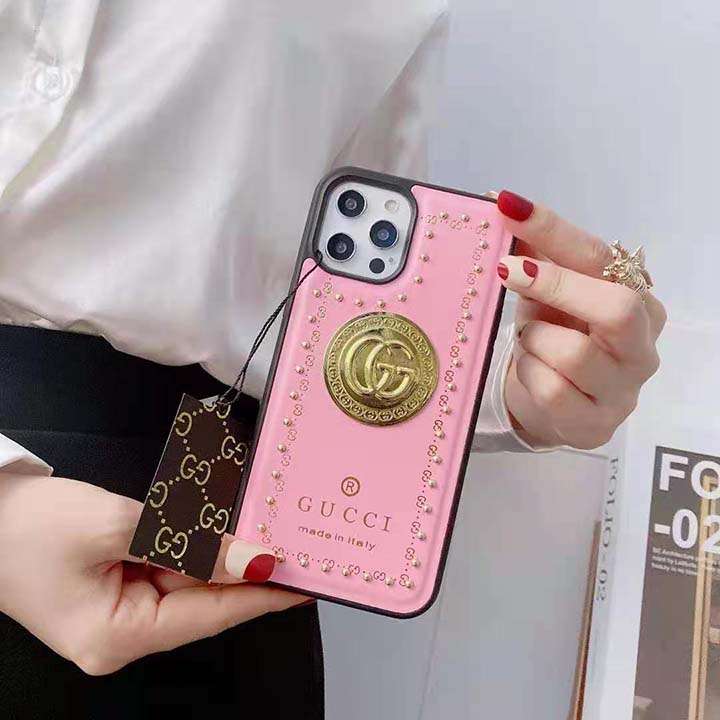 金具ロゴ付き携帯ケースアイフォーン8plus Gucci