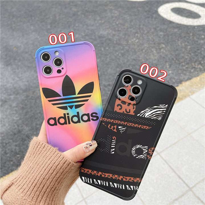 Adidas iPhone 12携帯ケースグラデーション