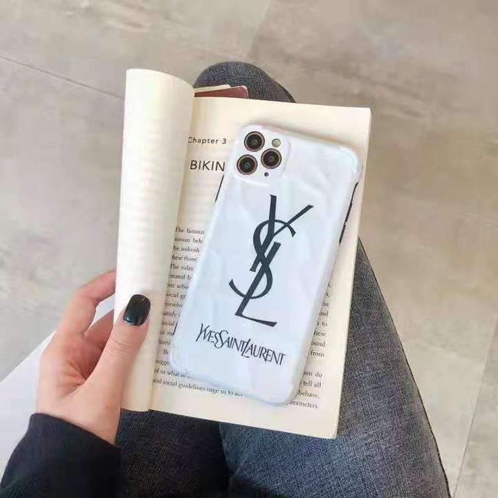 ysl スマホケース アイフォーン11Pro ロゴ付き