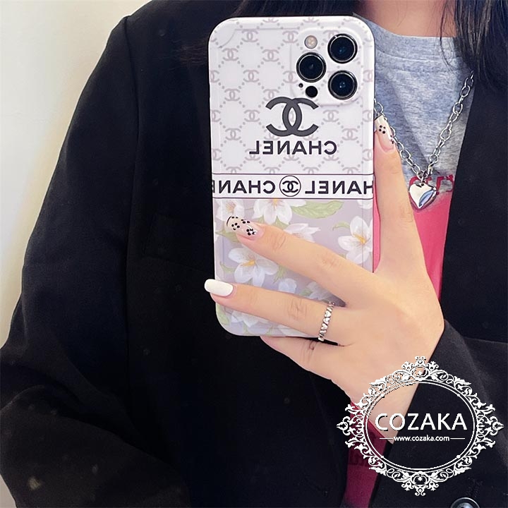 chanel iphone12mini/12ブランド字母プリントケース