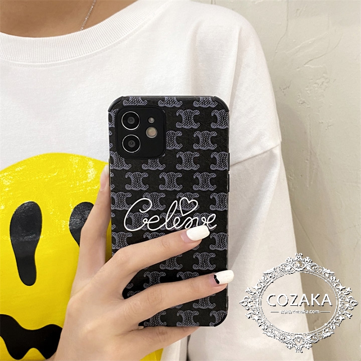 流行り 携帯ケース iPhone 12Pro celine