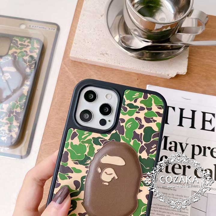 綺麗アイフォン 12promax/12スマホケースBape
