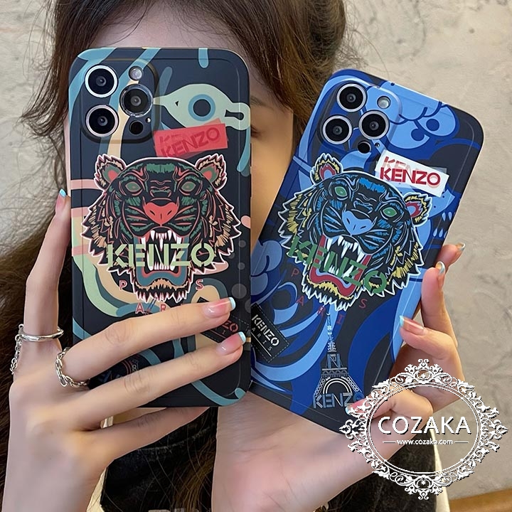 Kenzo アイフォーン13pro ブランド字母プリント スマホケース