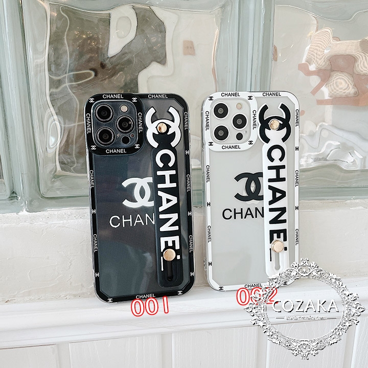 手首ストラップ付き スマホケース Chanel アイフォーン13 pro