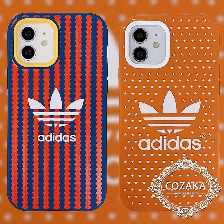 ロゴ付き Adidas ケース アイホン12/12promax