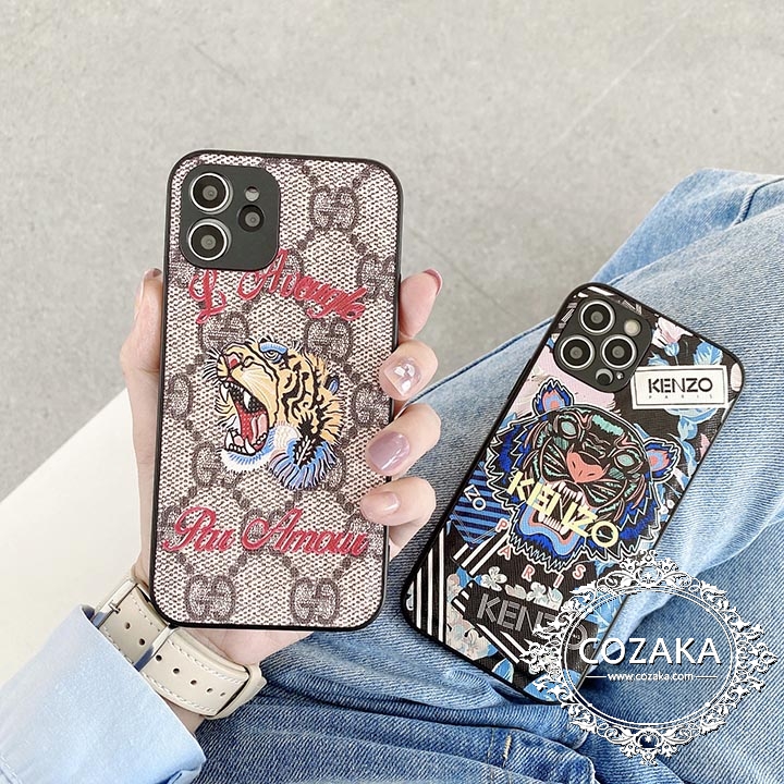 iPhone 13 pro/13 mini 保護ケース gucci 高質革貼