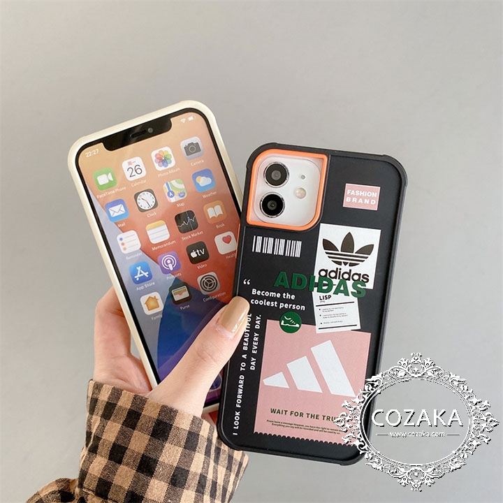 adidasケースiPhone 12Promaxおしゃれ