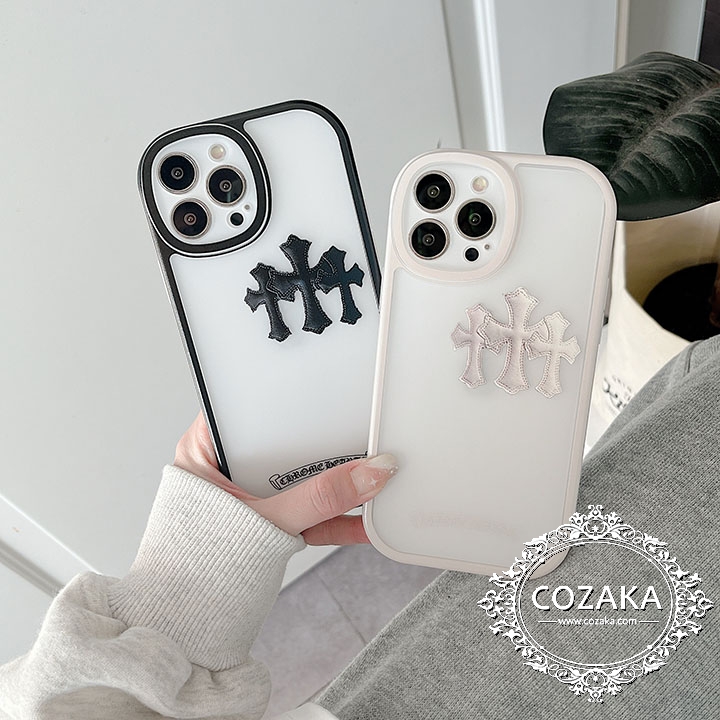 クロームハーツiPhone 13/13promax全面保護携帯ケース