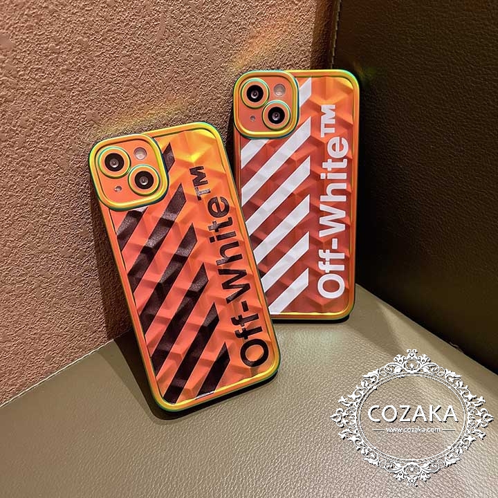 Off White カバー iPhone 13 mini レーザー