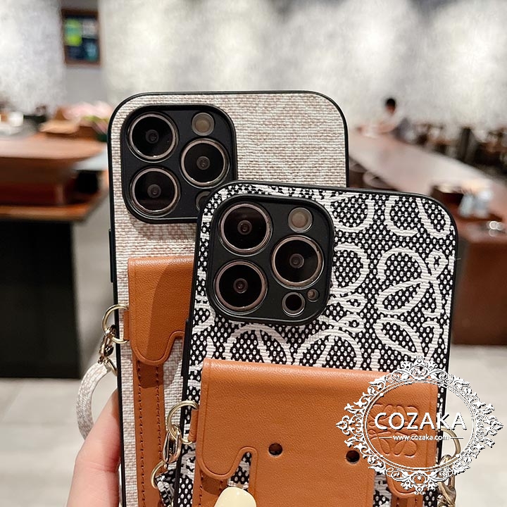 ロエベ カバー 肩掛け iPhone XS