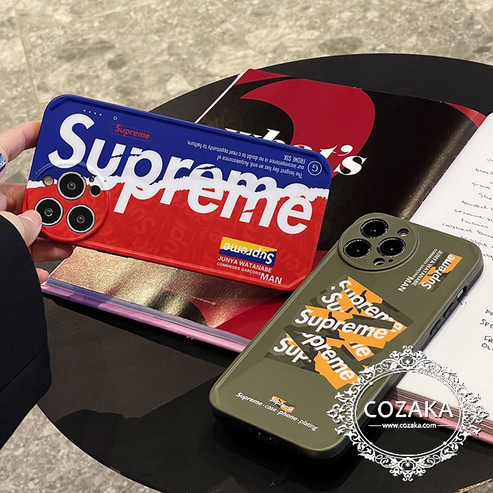 Supreme アイフォーン13 pro/13pro maxつや消し保護ケース