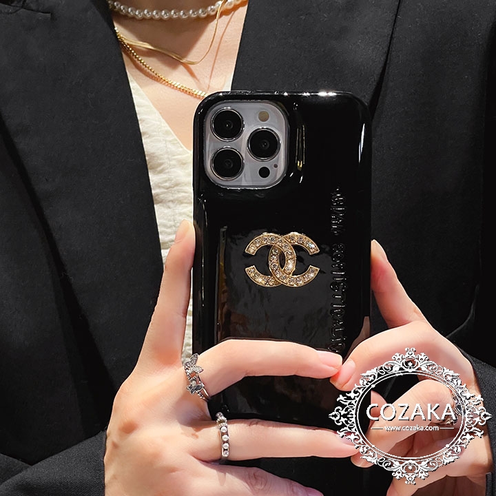 金属ロゴ付き スマホケース Chanel アイフォン 12 pro/12pro max
