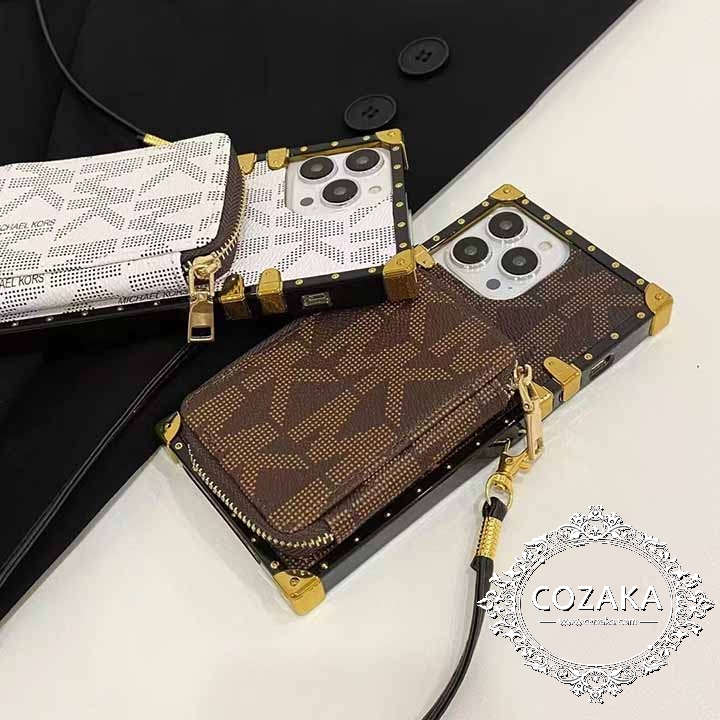 背面にカード入れ付きアイホンx/xsスマホケース