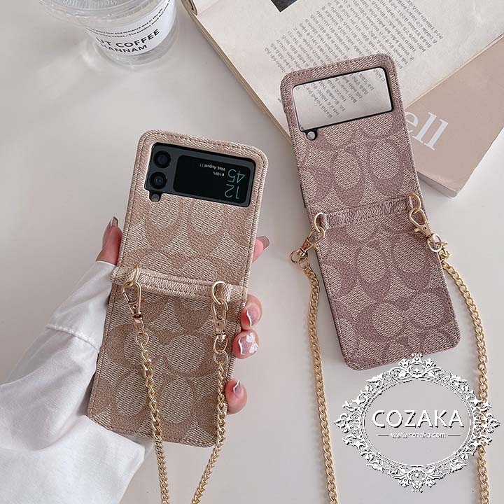 GalaxyZFlip3 綺麗 coach ケース