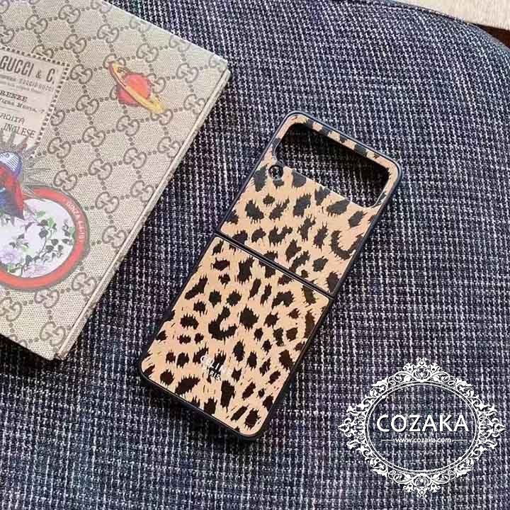 galaxyZFold3 Celine カバー ヒョウ柄