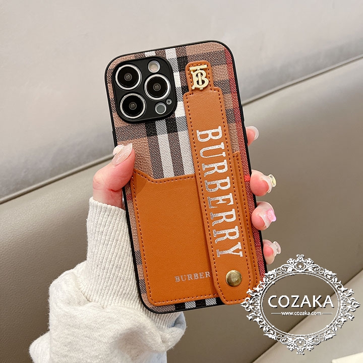 カード収納iphone11promax/11pro/11スマホケースBurberry