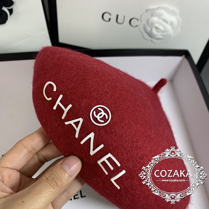 ベレー帽 オシャレ chanel