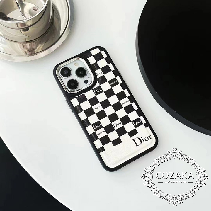 皮製携帯ケースiPhone 14 プロマックス Dior