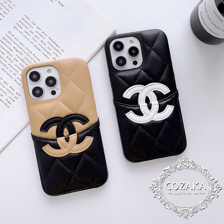  Chanel iphone15 plusケース カード収納