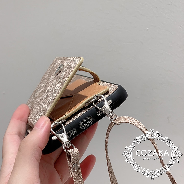 coachアイフォーン15ケース斜め掛け