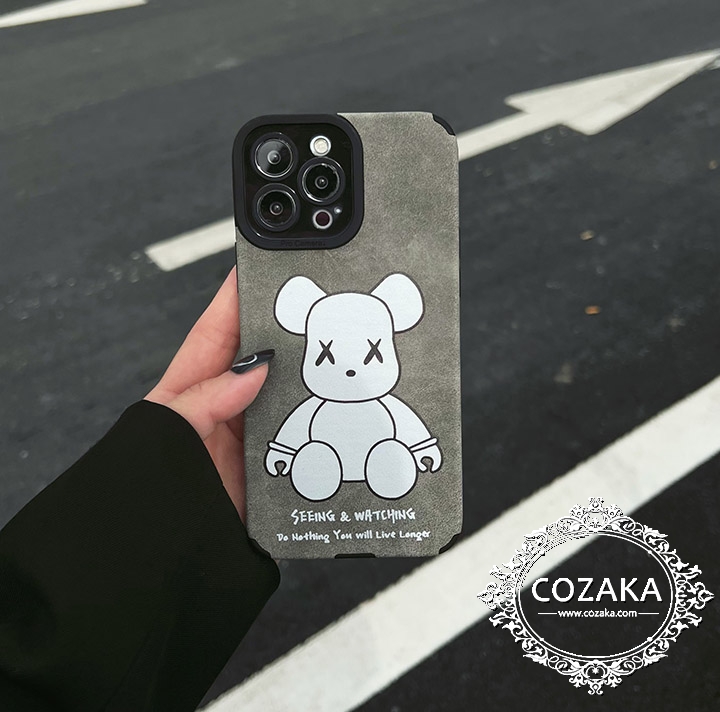 つや消しアイフォーン12pro/12promax保護ケースBearbrick