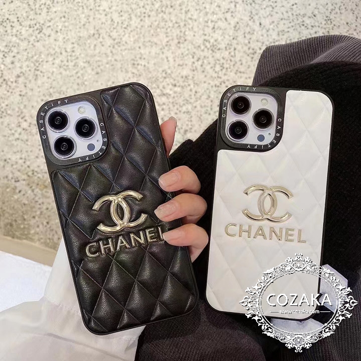 ロゴ付き カバー アイフォン 14max chanel