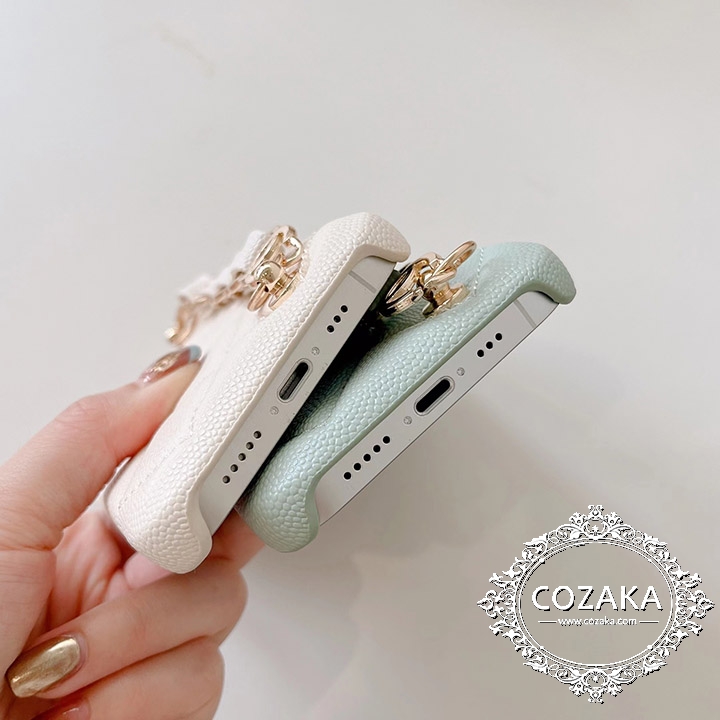 chanel iPhone 14pro max カバー 皮製