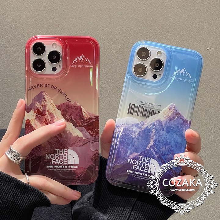 シリコンケースiPhone 11 プロマックス THE NORTH FACE