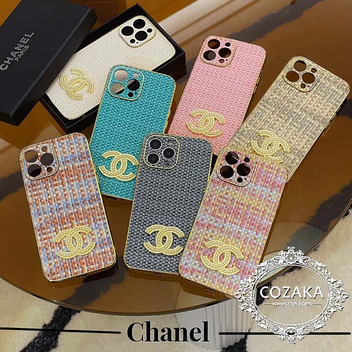 布製 Chanel ケース iphone14 pro max