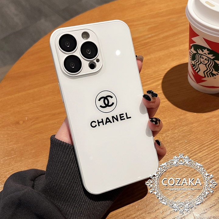Chanel iphone13/13 pro max 背面ガラス 携帯ケース