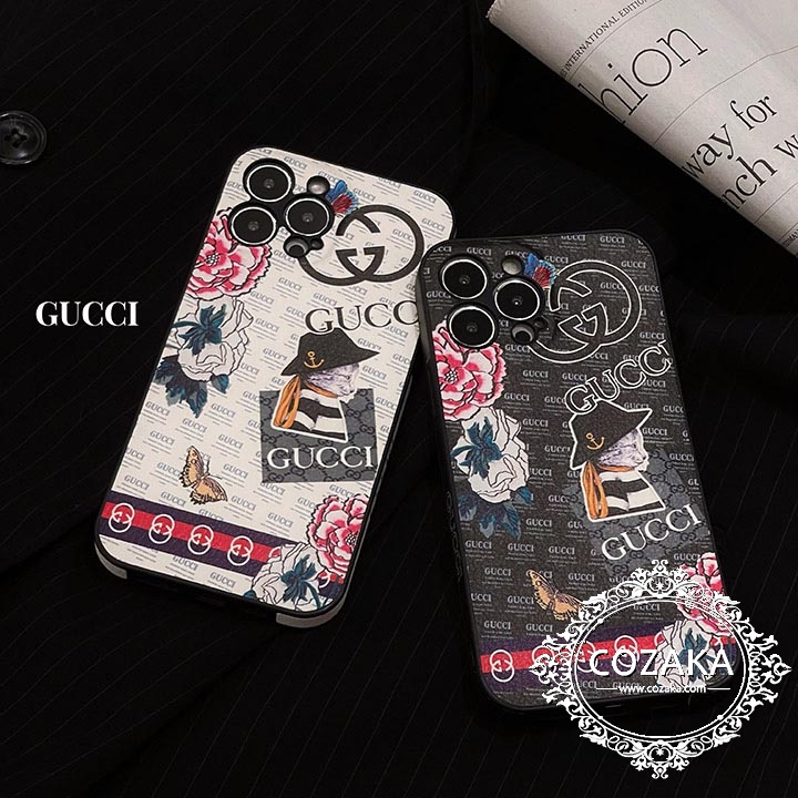 ネコ匹 アイフォーン15カバー gucci