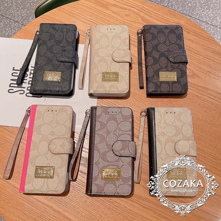 Coach iphone15手帳スマホケース