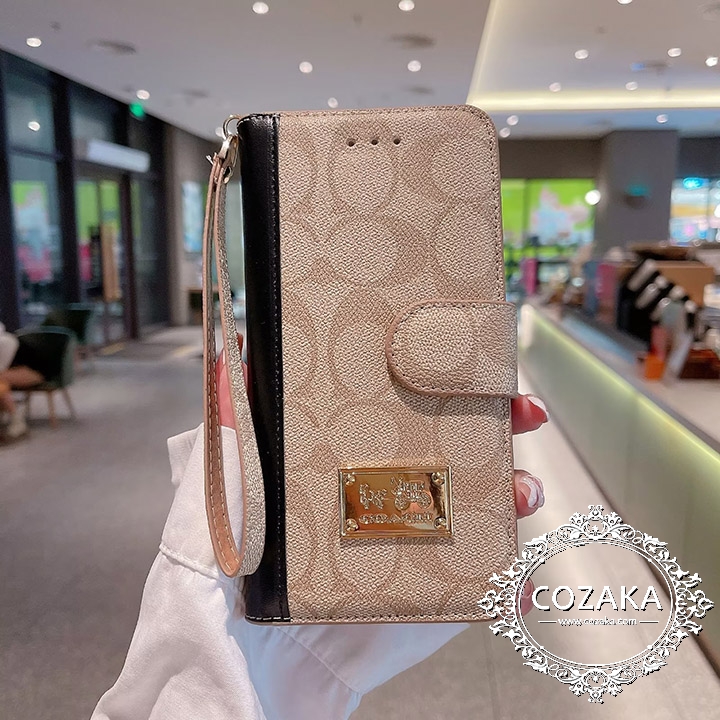 コーチ アイフォン 15 plusスマホケース手帳