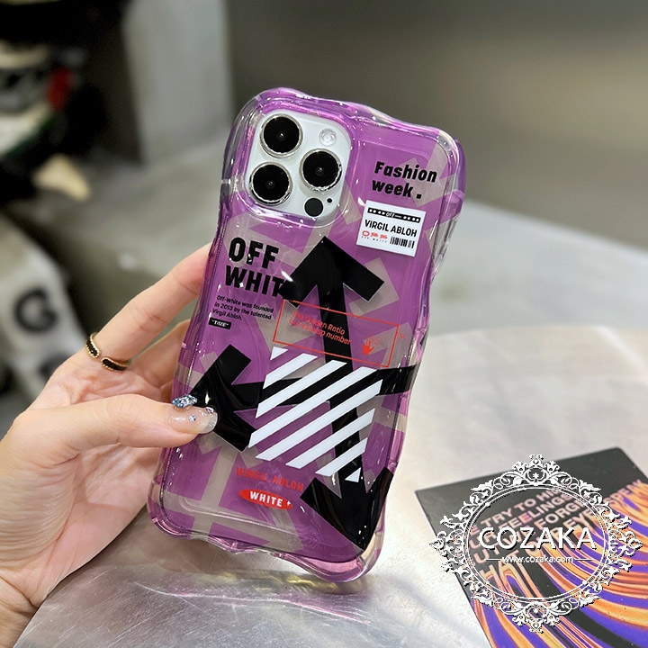  高校生iphone15カバー  Off White