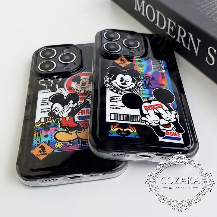 ミッキーシュプリーム iphone15スマホケース
