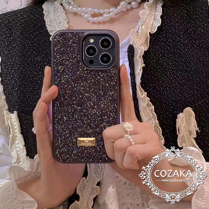女性向けswarovski iphone15携帯ケース